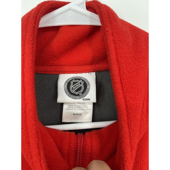 Detroit Red Wings NHL Official Licensed Hockey Fleece Jacket Size M - Picture 3 of 7